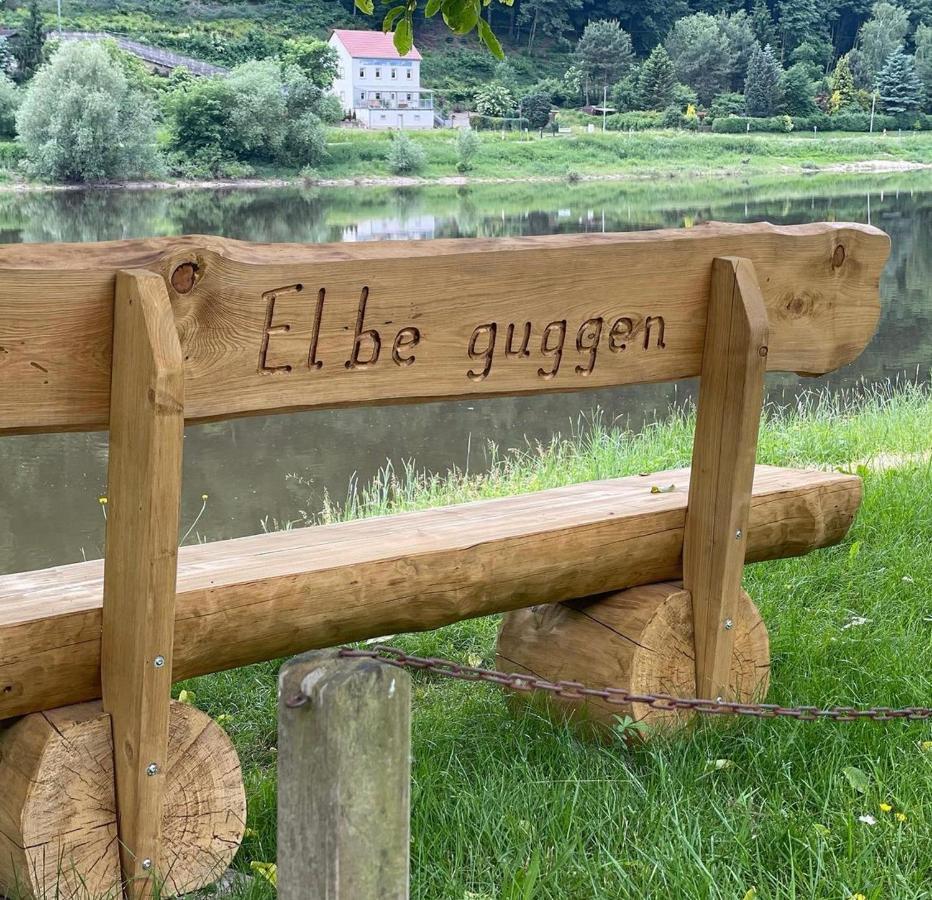 Elbpension & Ferienwohnung Saechsische Schweiz เพียร์นา ภายนอก รูปภาพ