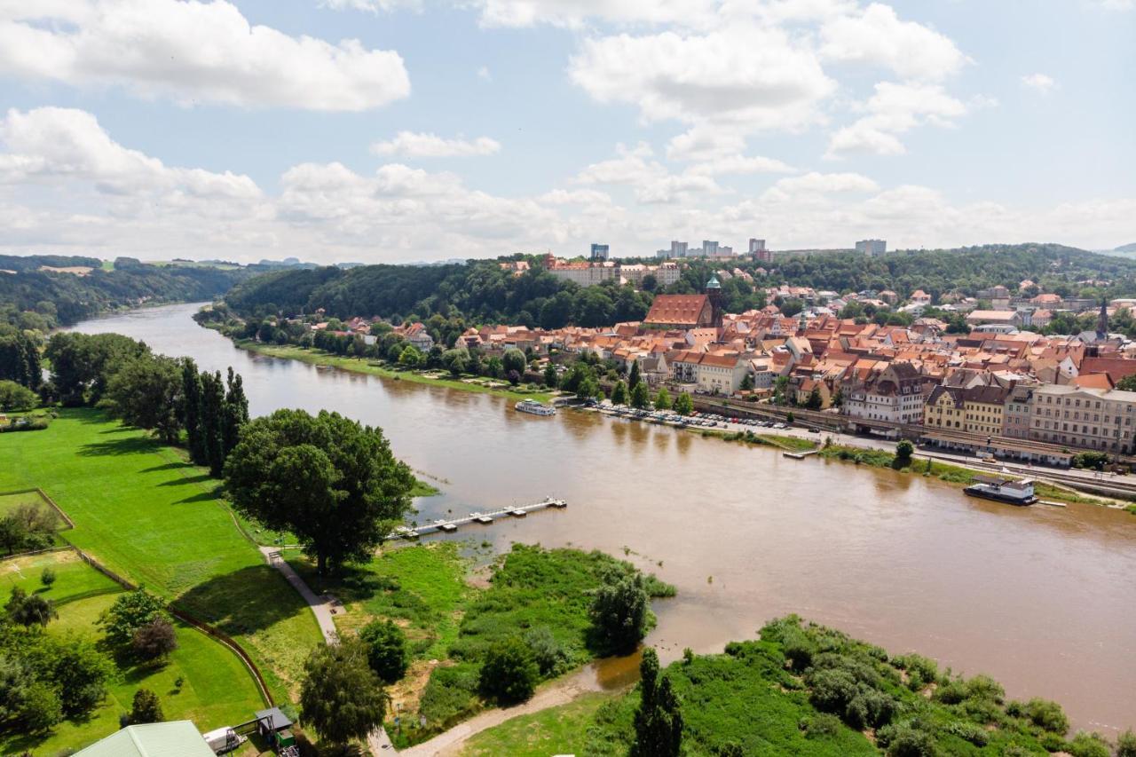 Elbpension & Ferienwohnung Saechsische Schweiz เพียร์นา ภายนอก รูปภาพ