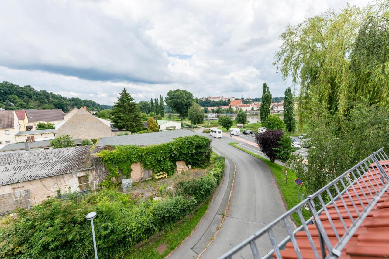 Elbpension & Ferienwohnung Saechsische Schweiz เพียร์นา ภายนอก รูปภาพ